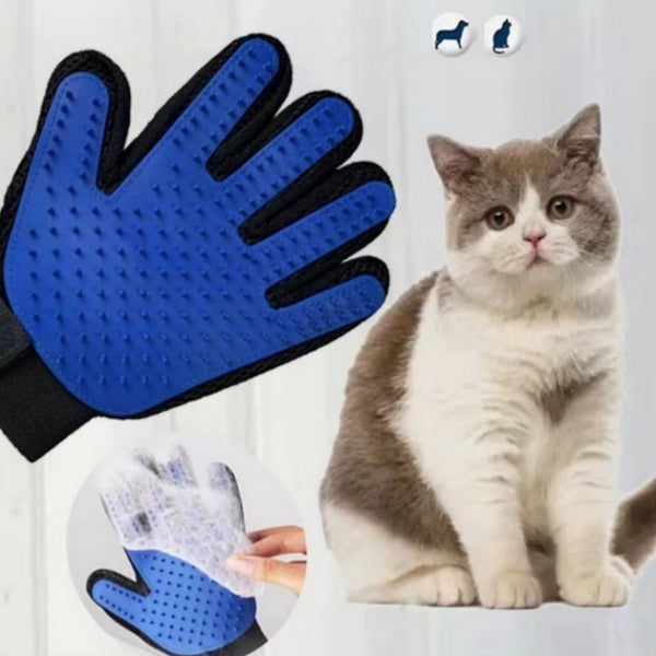 Soft pet massage cleaning gloves