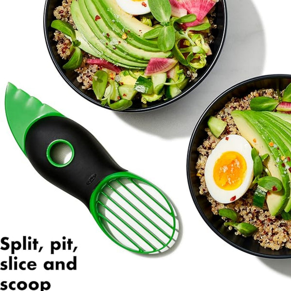 Multifunctional 3-in-1 Avocado Separator Corer