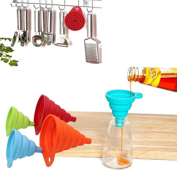 Silicone Kitchen Funnel Foldable