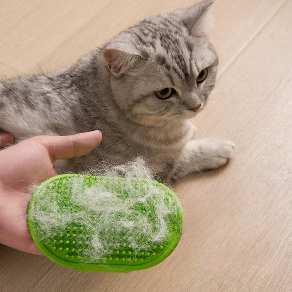 Pet Shampoo Bath Brush Soothing Massage