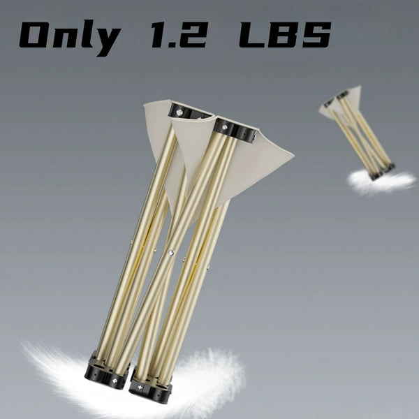 Portable Folding Camping Stool With Pockets