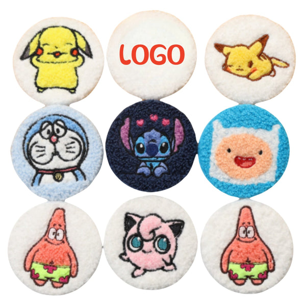 Fabric Embroidery Brooch