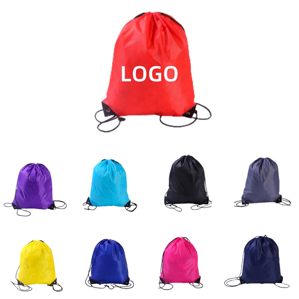 Solid Color Drawstring Bag