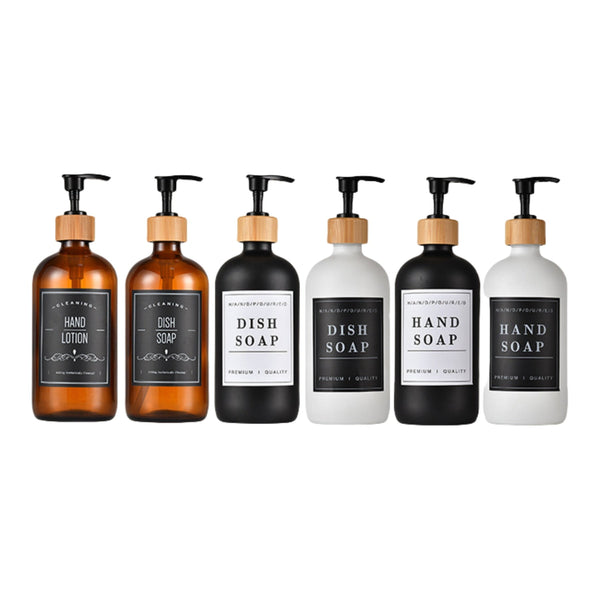 17oz Glass Soap Dispensing Bottle