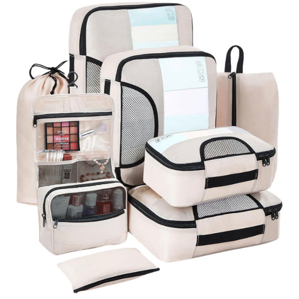 8 Set Packing Cubes for Travel