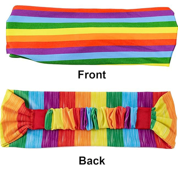 Rainbow Elastic Headband