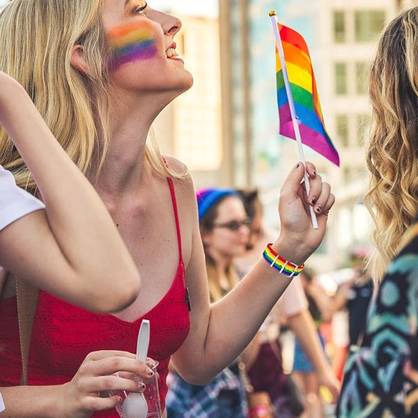Adjustable Rainbow Wristband