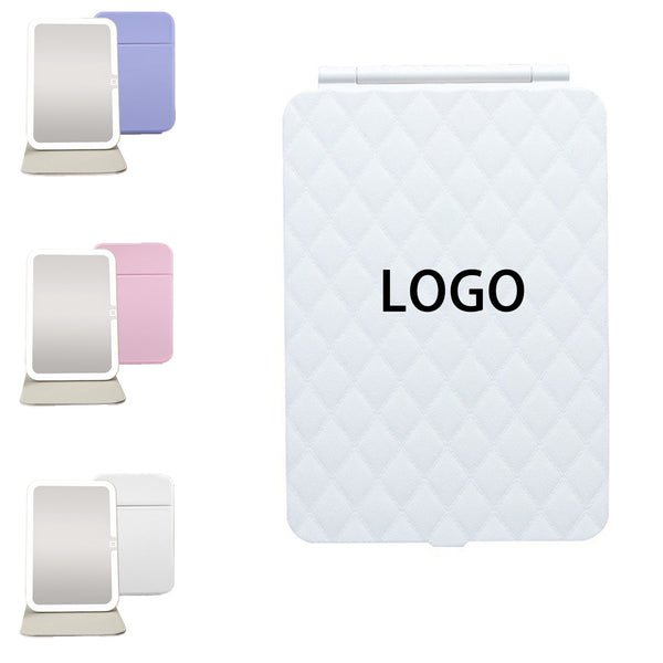 Led Portable Foldable Makeup Mirror