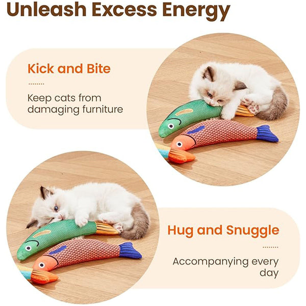 Fish Shaped Catnip Toys