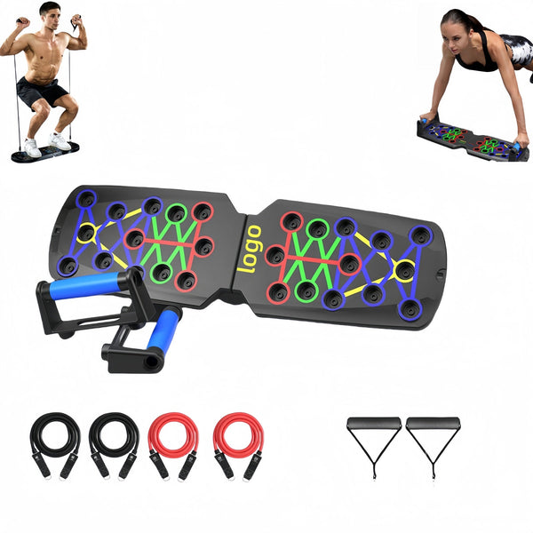 Portable Gym Plate With Resistance Rope