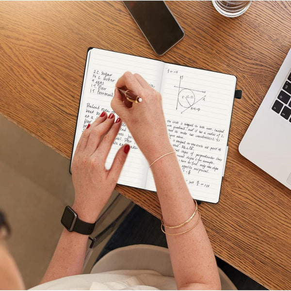 A5 Hardcover Thick Paper Notebook With Pen Loop