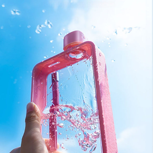 Portable Outdoor Flat Water Bottle