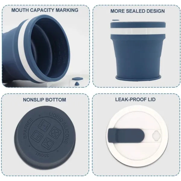 Foldable Silicone Travel Mug