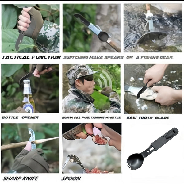 Multi-Purpose 7-In-1 Cutlery