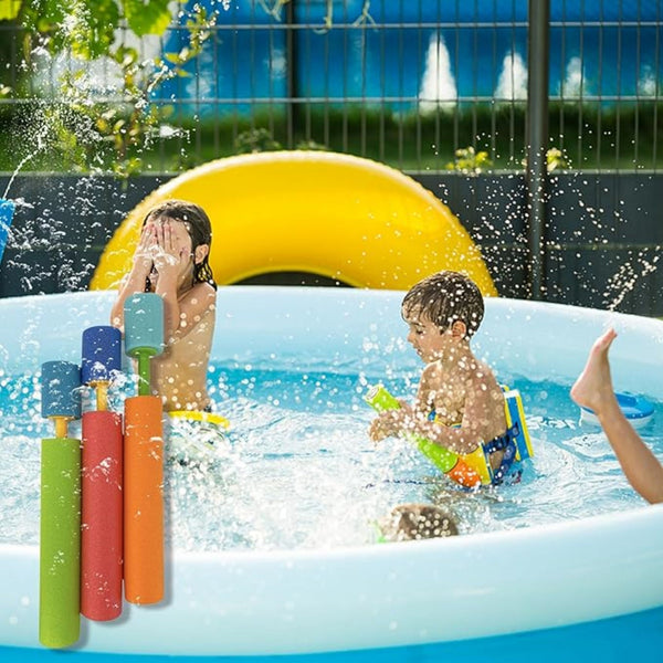 Pull-Out Foam Shooting Water Gun