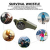 3-In-1 Multi-Function Survival Whistle