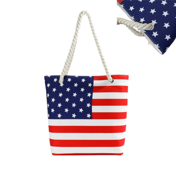 Independence Day Patriotic Portable Tote Bag