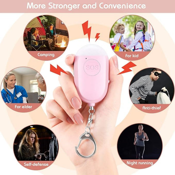 Outdoor Self-Defense Alarm Keychain