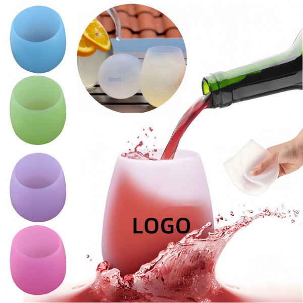 Portable Silicone Wine Glasses