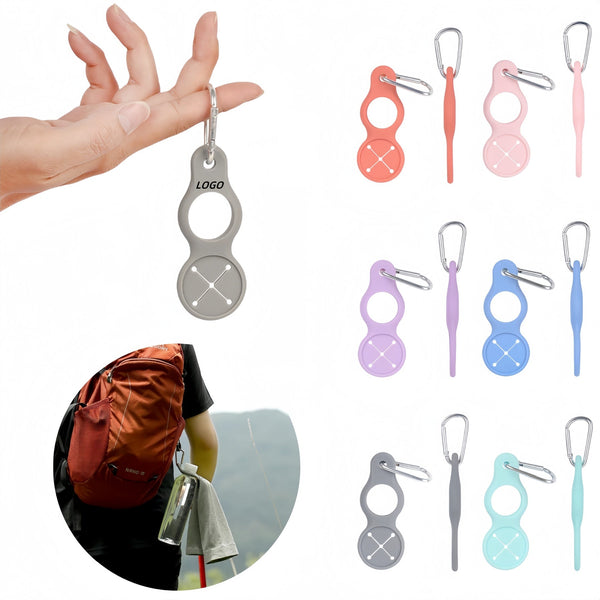 2 In 1 Water Bottle Clip With Towel Clip