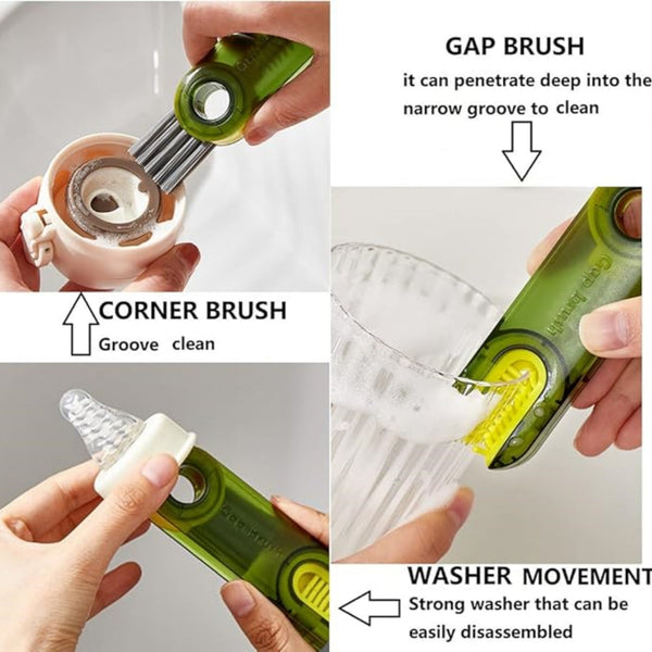 3-In-1 Multi-Function Cup Lid Cleaning Brush