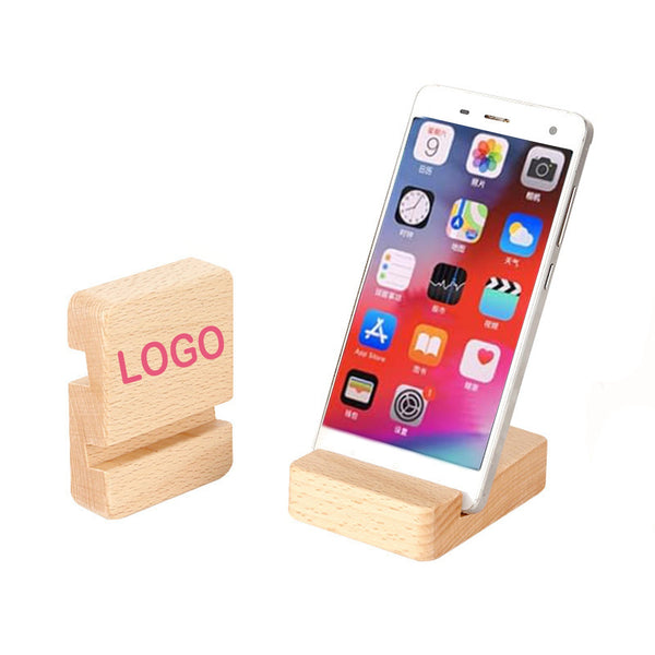 Wood Desktop Phone Stand Holder