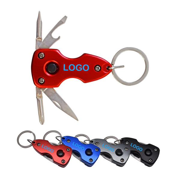 6 In 1 Multi Purpose Tool Knife Keychain