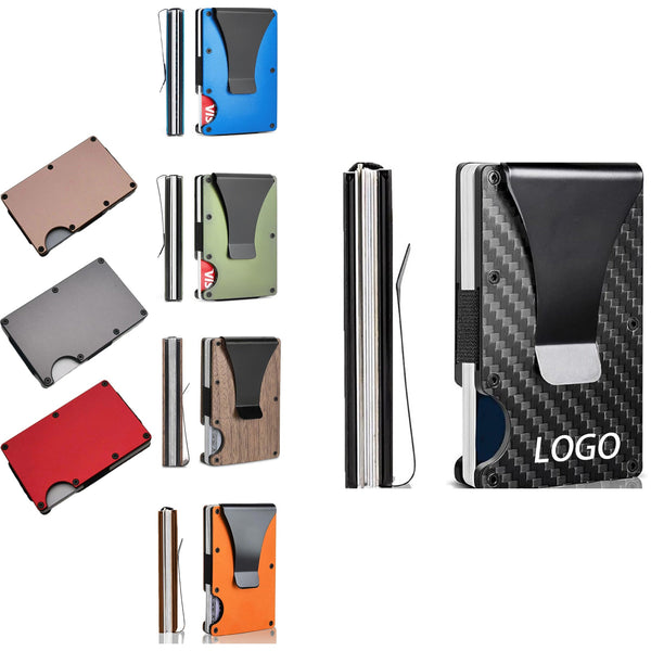 Customizable Classic Aluminum Rfid-blocking Card Holder