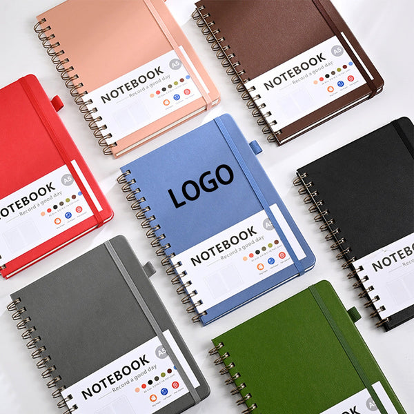 Classic Simple Strap Coil Notebook