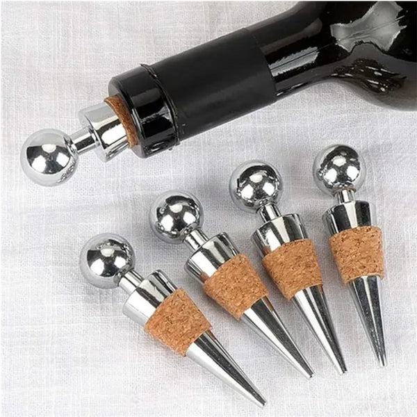 Stainless Steel Cork Wine Bottle Stopper