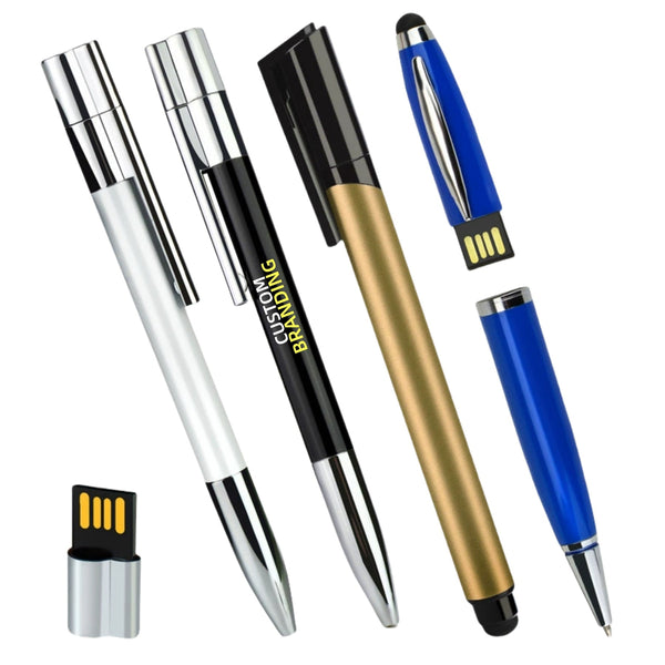 Portable Ballpoint Pen With Flash Drive