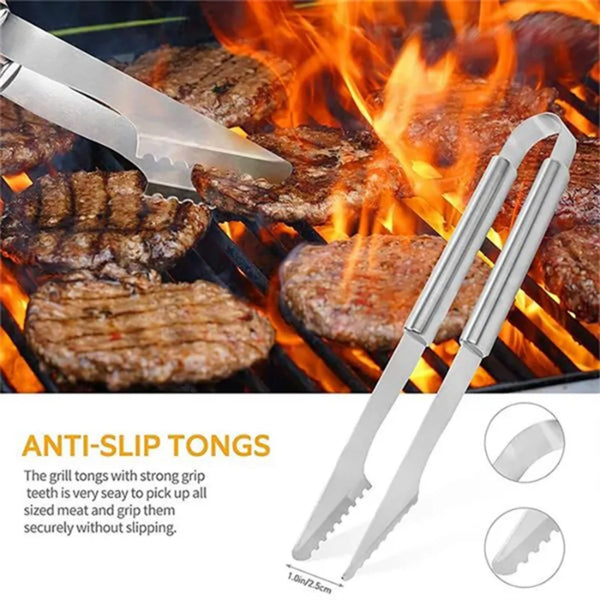 7-Piece Outdoor Grill Tool Set