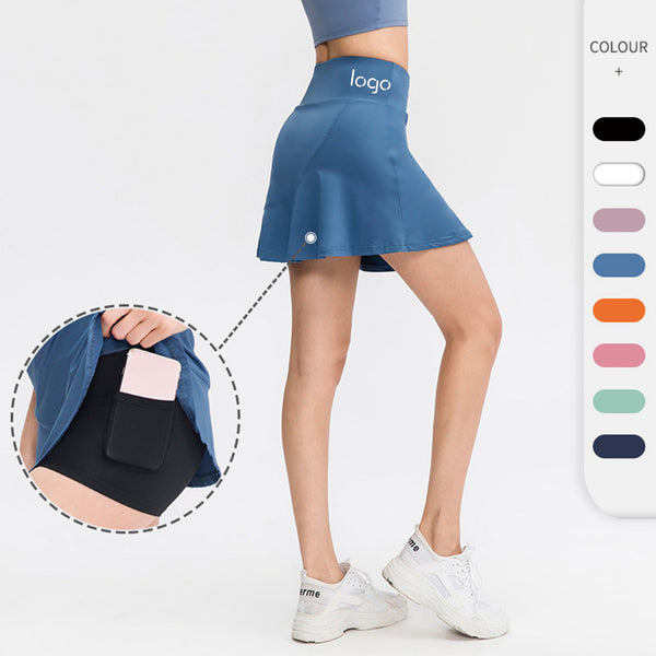Anti-Exposure Quick-Drying Running Fitness Short Skirt
