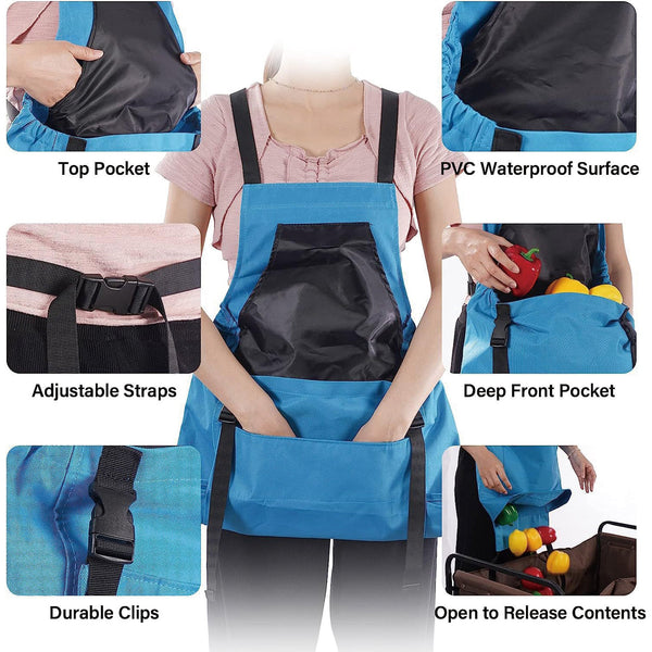 Outdoor Picking Large Pocket Apron