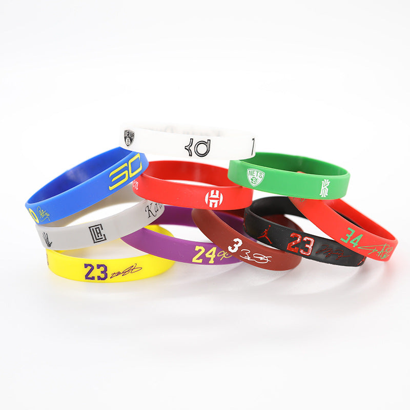 1/2" Silicone Custom Printed Wristbands