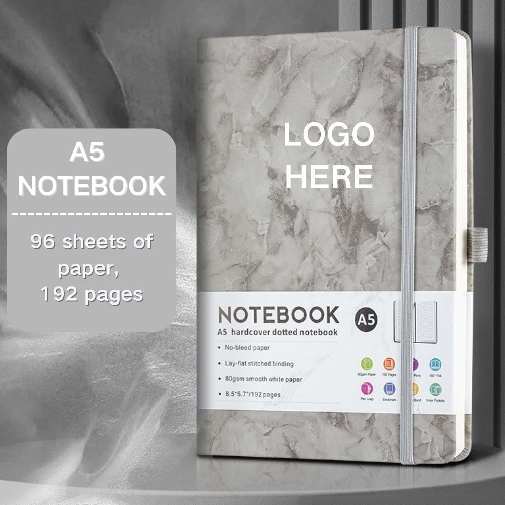 A5 Marble Texture Notebook