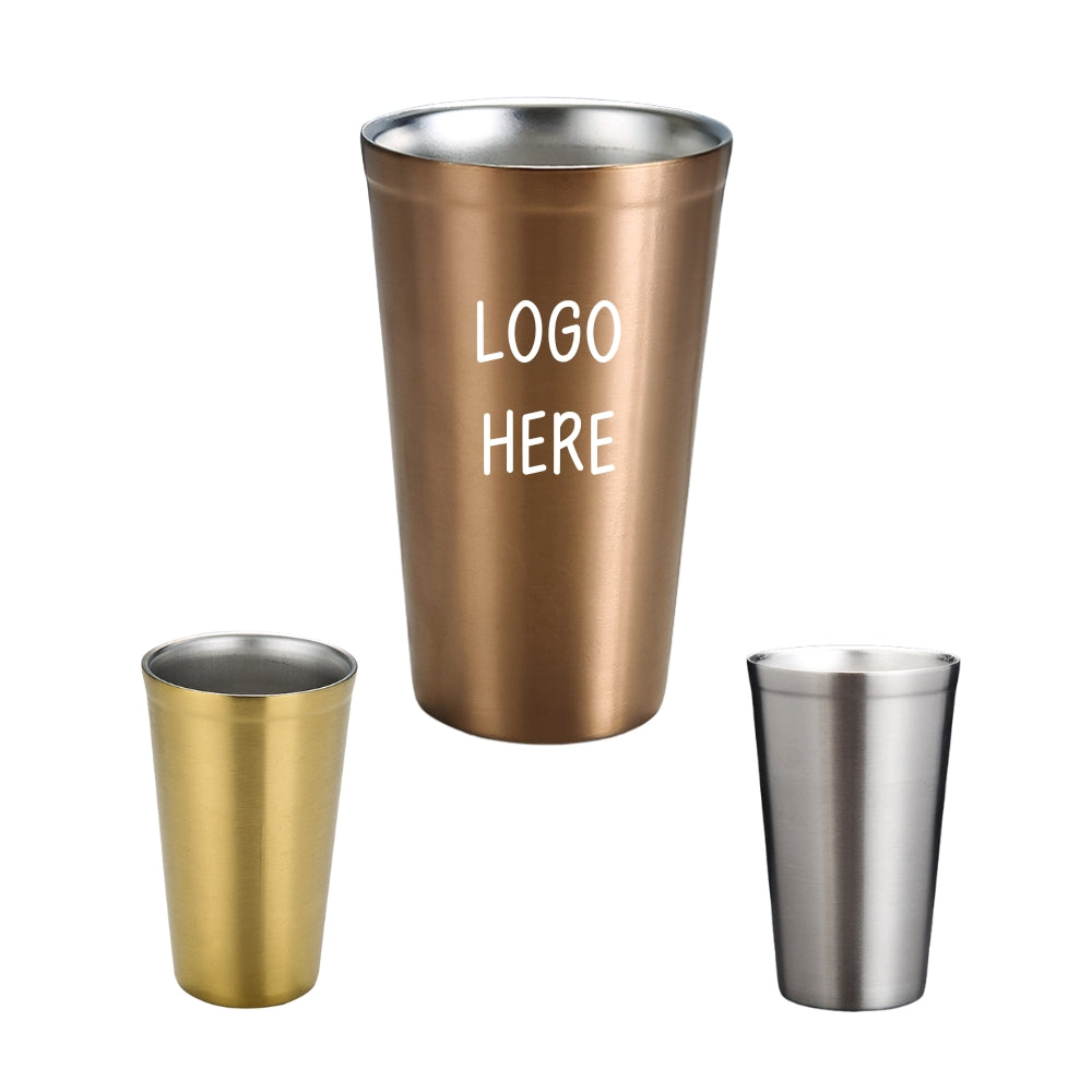 16oz Stainless Steel Cold Drink Cup