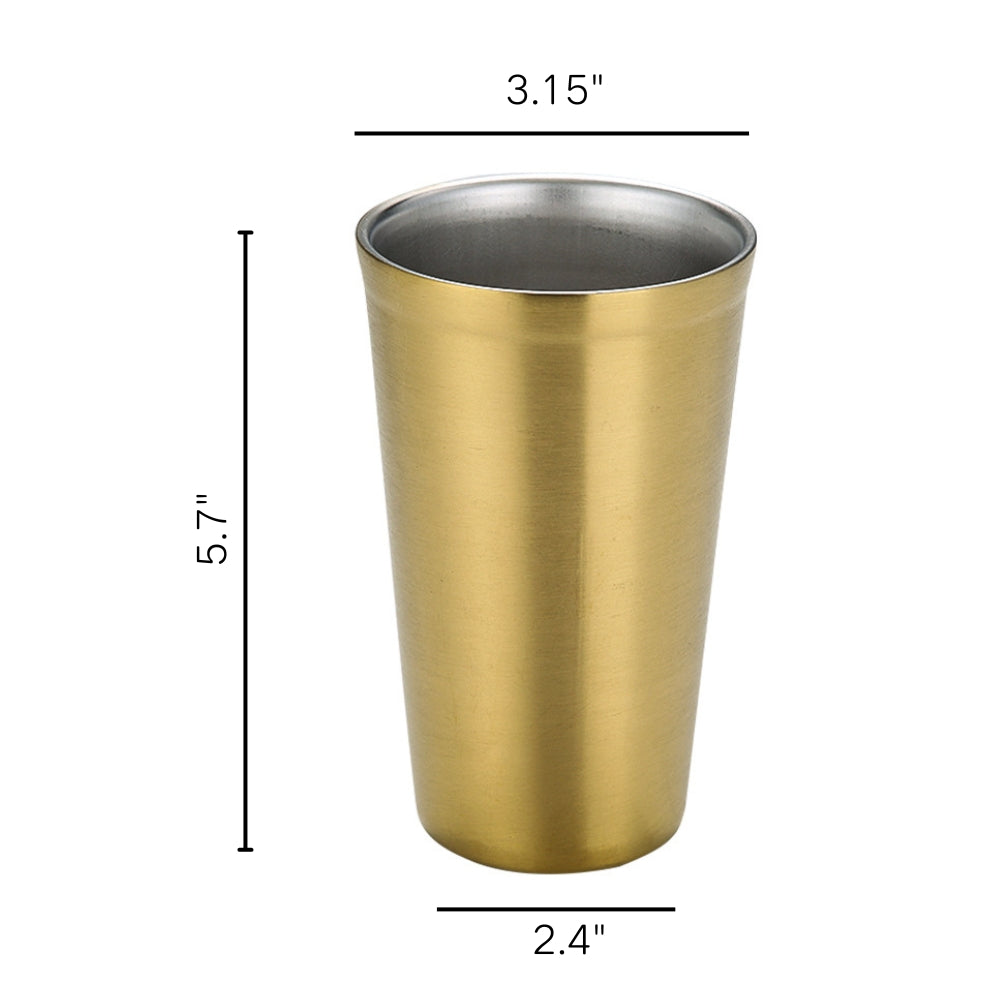 16oz Stainless Steel Cold Drink Cup